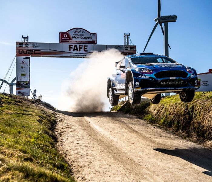 Rekordzeit auf der "Power Stage": Estnische Fahrer zeigen Stärke im Ford Puma Hybrid Rally1. (Foto: Ford-Werke GmbH)