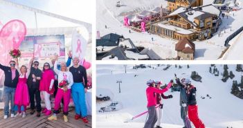 Hundert Skifahrerinnen setzen starkes Zeichen gegen Brustkrebs in (Foto: #SheSkis (C)TVB Obertauern_Marc Stickler)