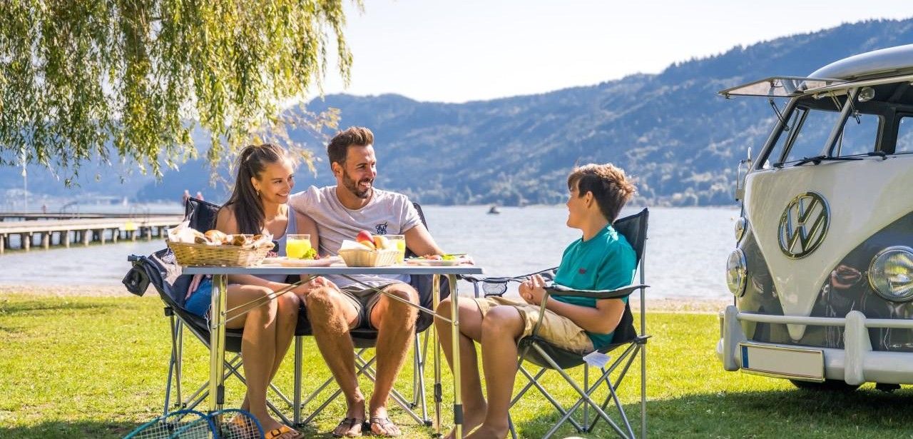 Individuelles Campingvergnügen am Faaker See, Ossiacher See und (Foto: Region Villach Tourismus oder Kärnten Werbung. Michael Stabentheiner)